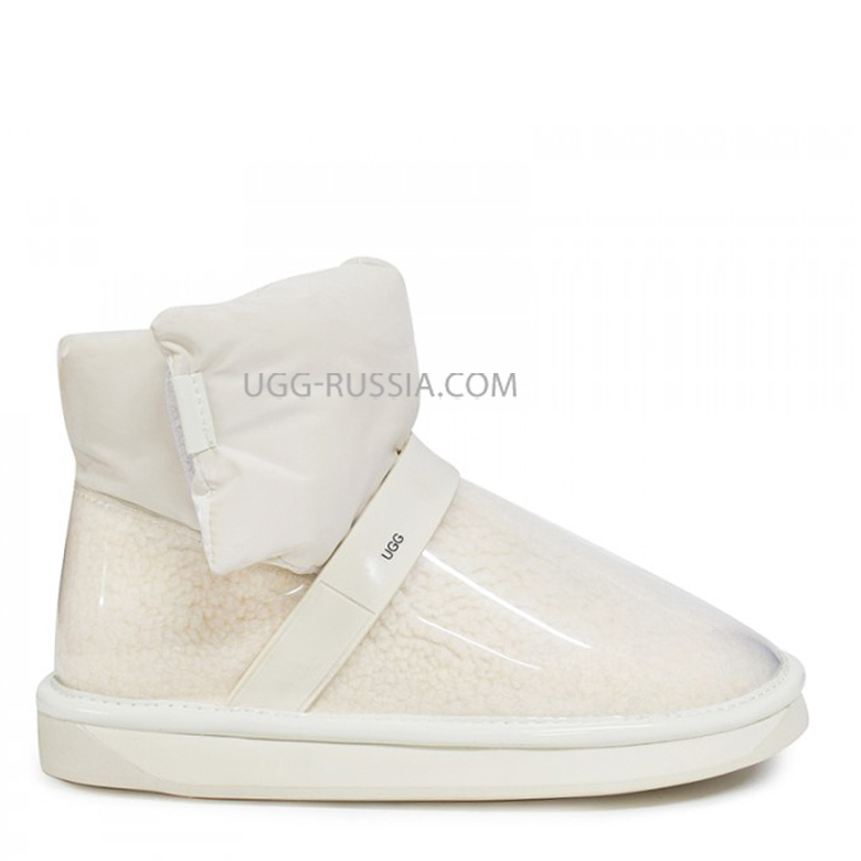 UGG Clear Quilty Boots White