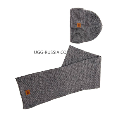 Комплект шапка и шарф Grey