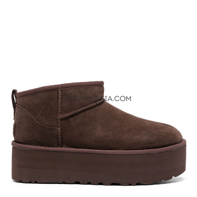 UGG Ultra mini Platform Chocolate