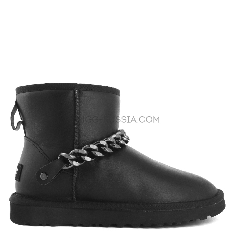 UGG Classic Mini Zanotti Metallic Black