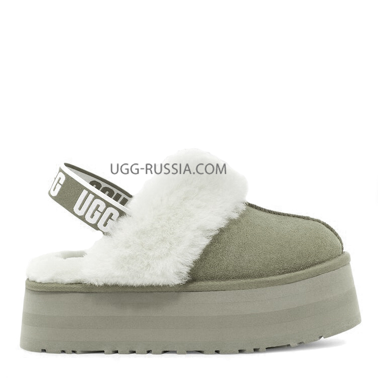 UGG Funkette Suede Platform Grey Violet