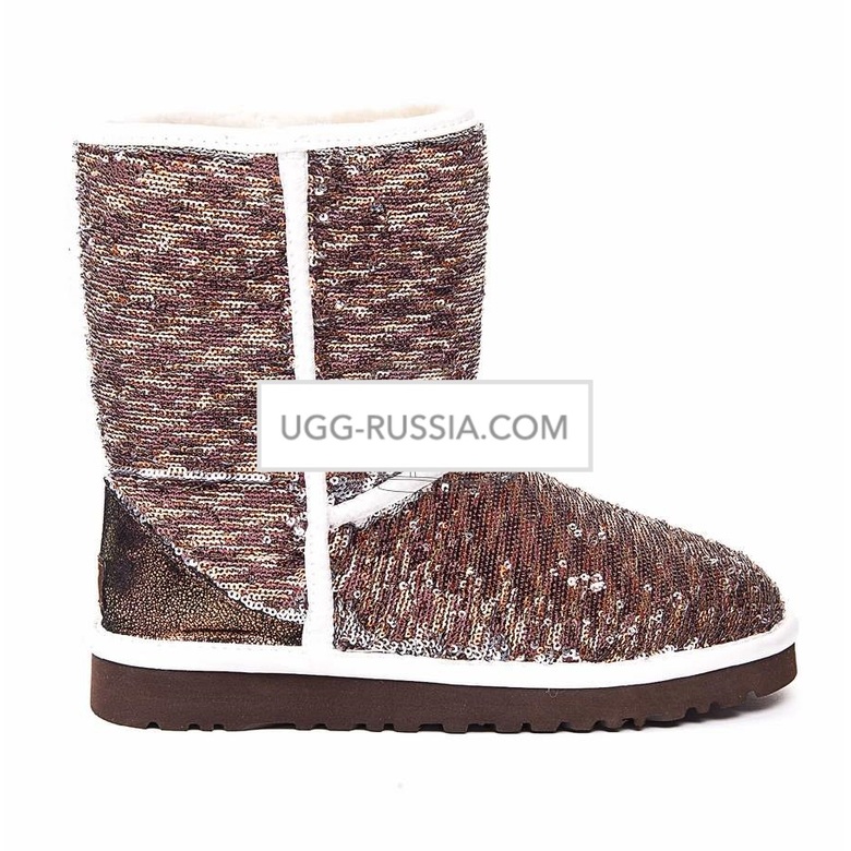 UGG Classic Short Sparkles Chestnut — Угги Classic Short Sparkles за рулем: подойдут ли и с чем носить
