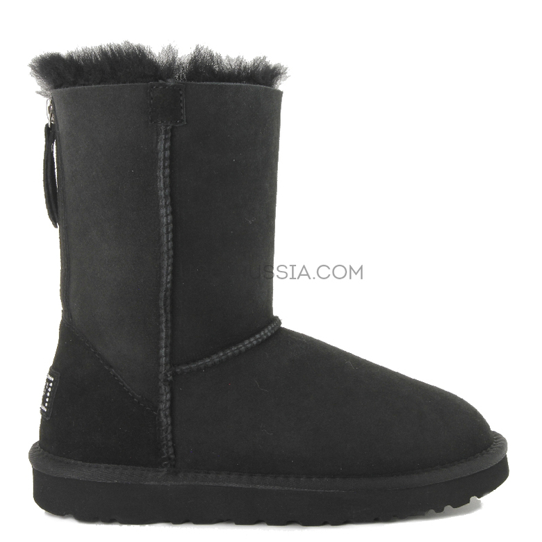 UGG Mens Classic Short ZIP Black