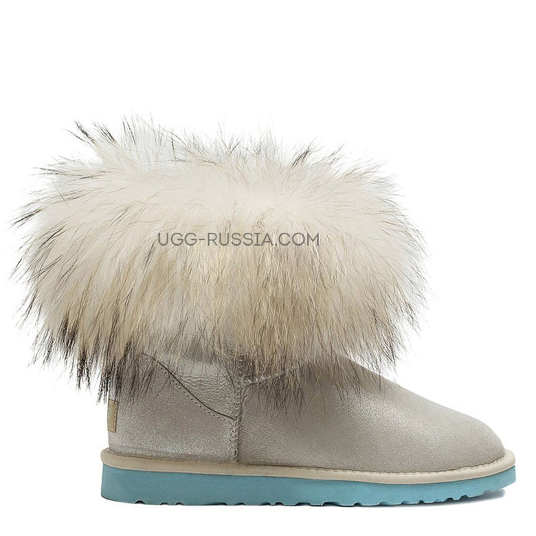 UGG Mini Fox Fur Metallic I Do