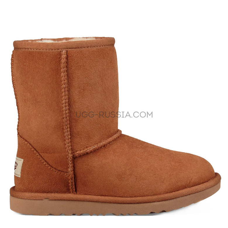 UGG Kids Classic Short Chestnut