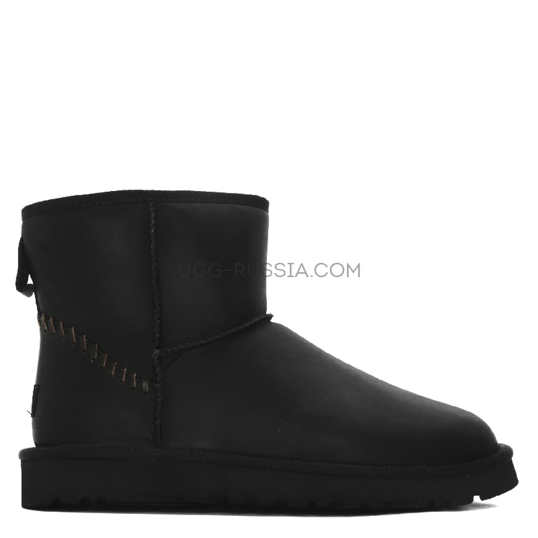 UGG MENS Classic Mini Deco Black