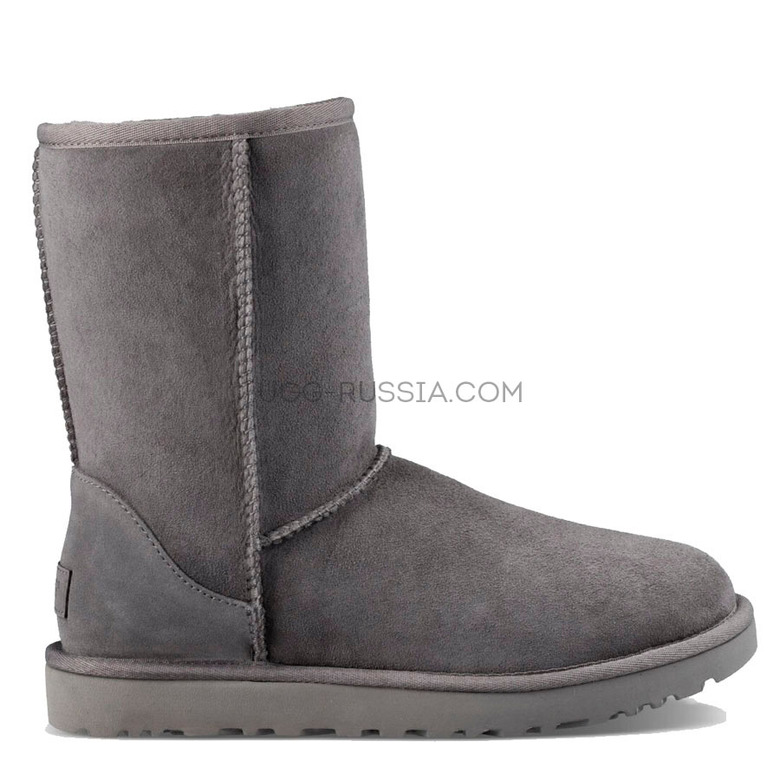UGG MENS Classic Short Grey